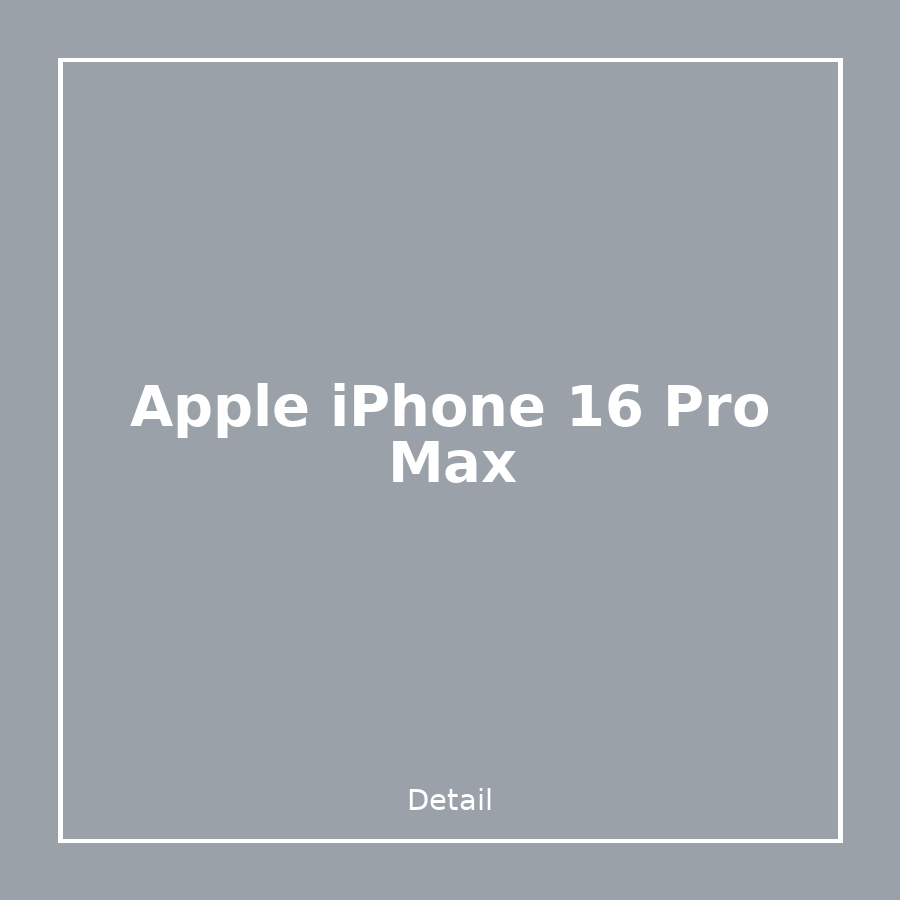Apple iPhone 16 Pro Max - Image 3